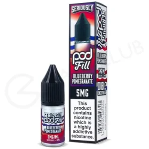 Blueberry Pomegranate Nic Salt E-Liquid by Seriously Pod Fill