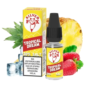 Silver Fox Salts Tropical Dream 20mg Nicotine Salt E‑Liquid – 10ml LV