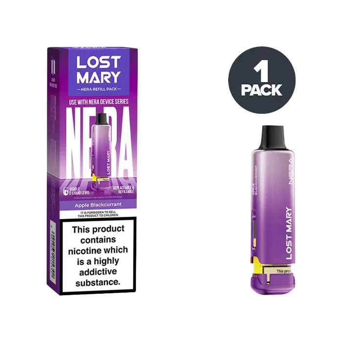 Apple Blackcurrant Lost Mary Nera 15K Refill Pack