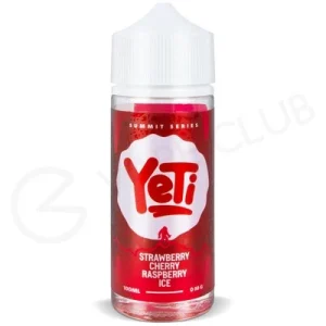 Strawberry Cherry Raspberry Ice Shortfill E-Liquid by Yeti Summit Series 100ml