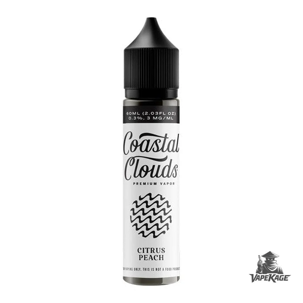 Citrus Peach — Coastal Clouds 60mL Freebase