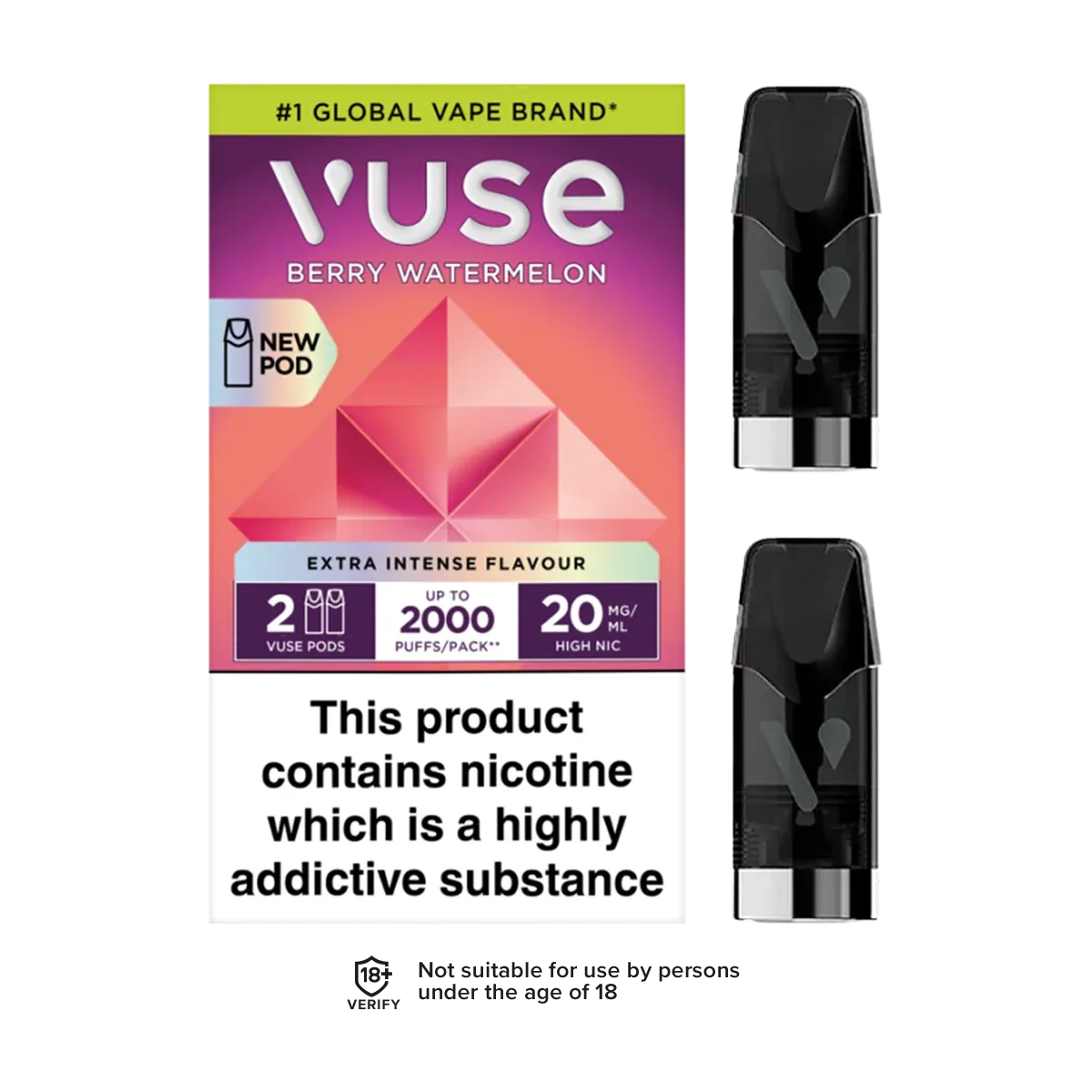 Berry Watermelon Vuse Pro Pods
