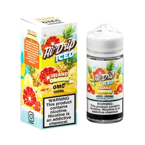 Iced Island Orange 100ml E-Juice | Hi Drip