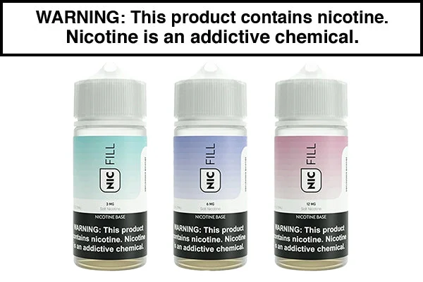 NIC FILL UNFLAVORED NICOTINE CONCENTRATE