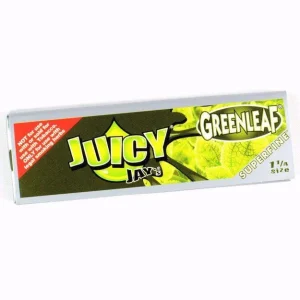 Juicy Jay's 1 1/4 Superfine Green Leaf Flavoured Papers