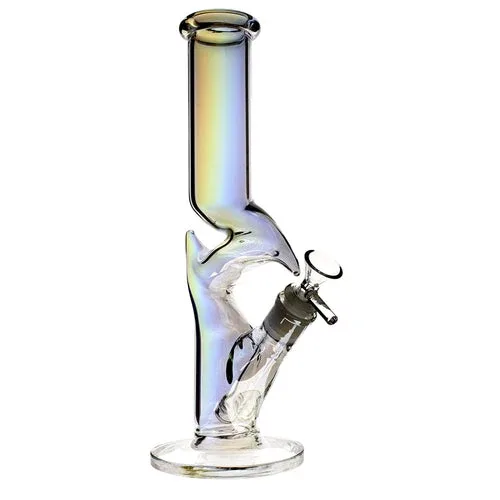 Plain Jane Glass 12.5" Holographic Zong Bong