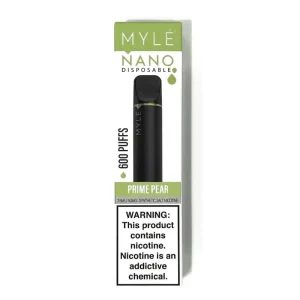 Myle Nano Disposable 600 Puffs - Prime Pear
