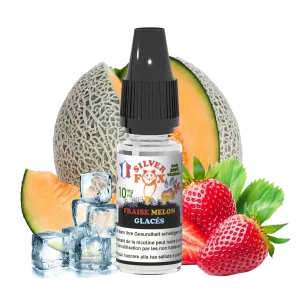 STRAWBERRY MELON ICE Silver Fox 10ml nicotine salt e-liquid