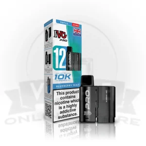 Blueberry Mint IVG Pro 12 Prefilled Replacement Pods