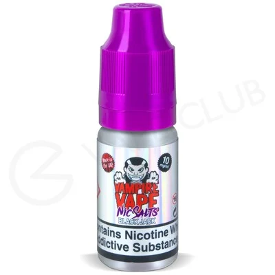 Black Jack Nic Salt E-Liquid by Vampire Vape