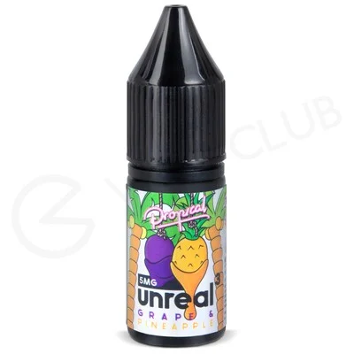 Grape & Pineapple Nic Salt E-Liquid by Unreal 3