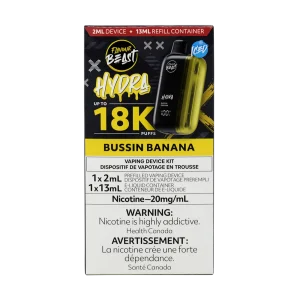 Hydra 18K Bussin Banana Iced 2ml 20mg