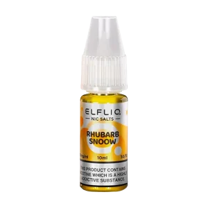Rhubarb Snoow Elfliq Nic Salt by Elfbar - 10ml