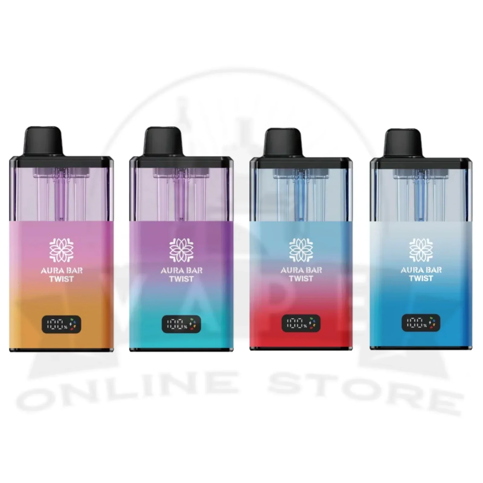 Aura Bar Twist 40K by Crystal Prime Kit | Buy 1 Get 1 free Vape