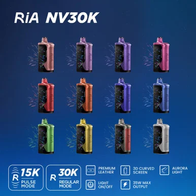 RIA POWERED BY GEEK BAR NV30K 30,000 PUFFS DISPOSABLE VAPE
