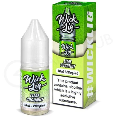 Lime Coconut Nic Salt E-Liquid by Wick Liq Bar Juice