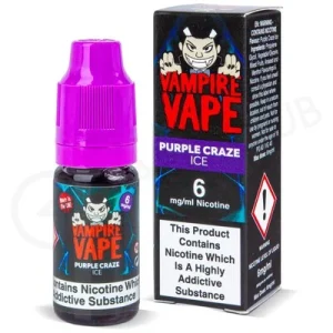 Purple Craze Ice E-Liquid by Vampire Vape