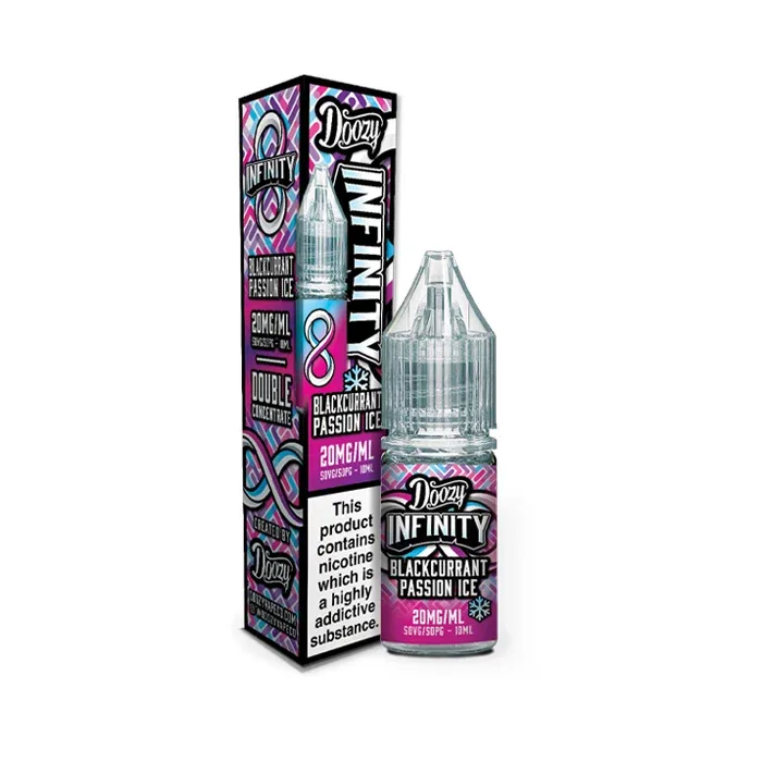 Blackcurrant Passion Ice Nic Salt E-Liquid by Doozy Infinity