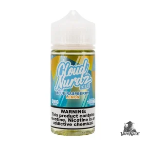 Iced Blue Raspberry Lemon by — Cloud Nurdz 100mL Freebase