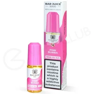 Pink Bubba Nic Salt E-Liquid by Bar Juice 5000