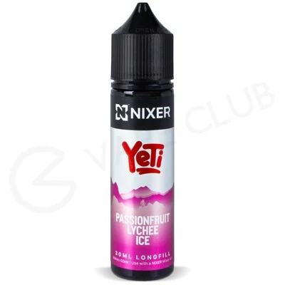 Passionfruit & Lychee Ice Longfill Concentrate by Nixer x Yeti