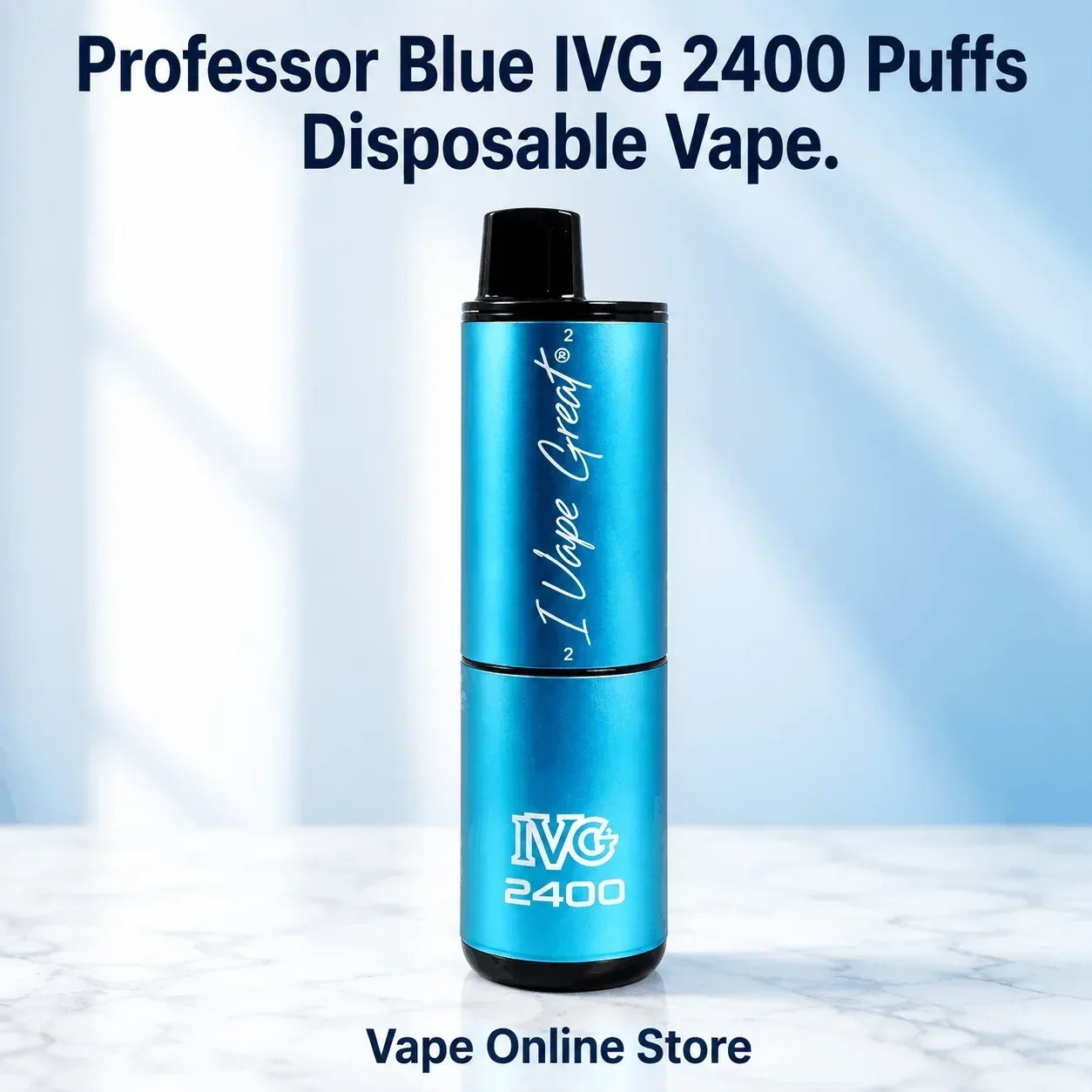 Professor Blue IVG 2400 Puffs Reusable Disposable Vape Kit - Image 2