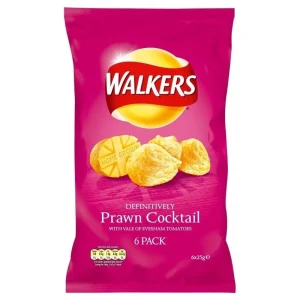 Walkers Prawn Cocktail 6 pack (6*25g e)