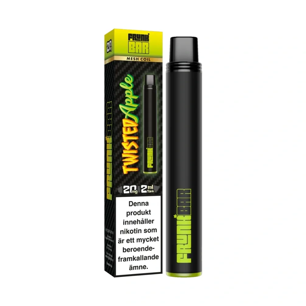 Frunk Bar – Twisted Apple (20 mg, Engångs vape)