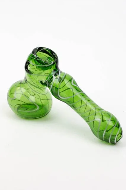 5" Single Chamber Hammer Bubbler - Assorted