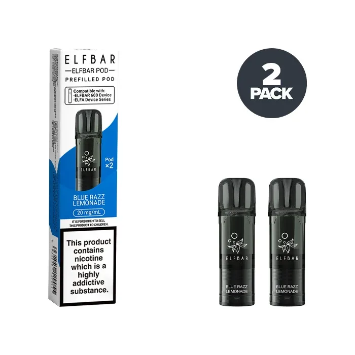 Blue Razz Lemonade Elf Bar 600 Prefilled Pods