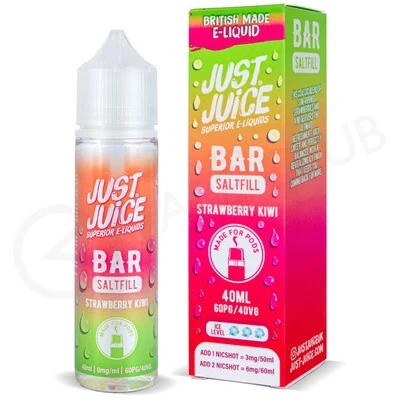 Strawberry Kiwi Saltfill E-Liquid by Just Juice Bar 40ml