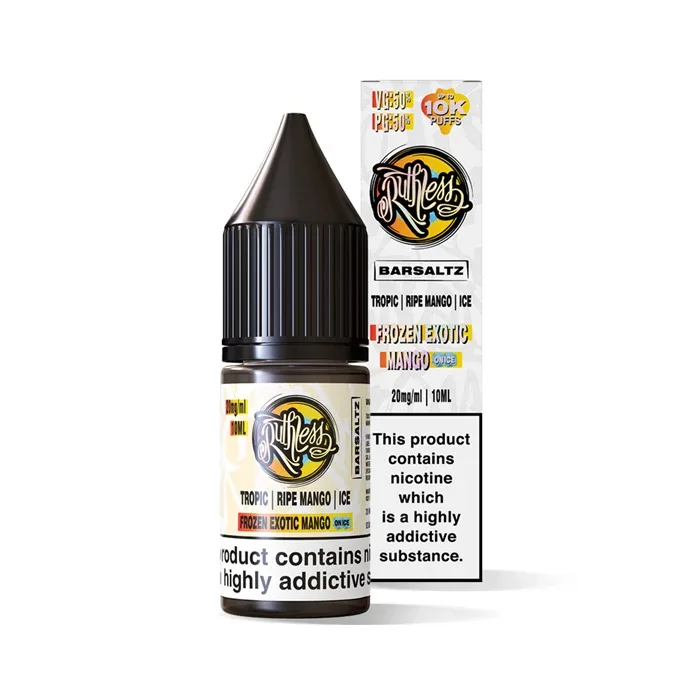 Frozen Exotic Mango on Ice Nicotine Salt by Ruthless