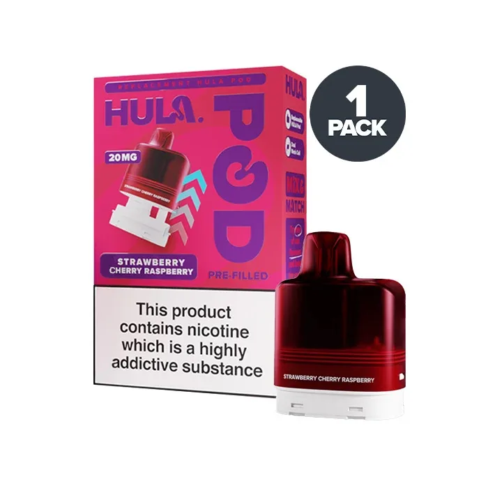 Strawberry Cherry Raspberry Hula Prefilled Pods