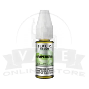 Grape Berry Elf Bar Elfliq 10ml Nic Salt | 5 for £10