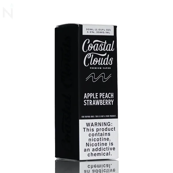 Coastal Clouds Salt - Apple Peach Strawberry - 30ml - Image 2