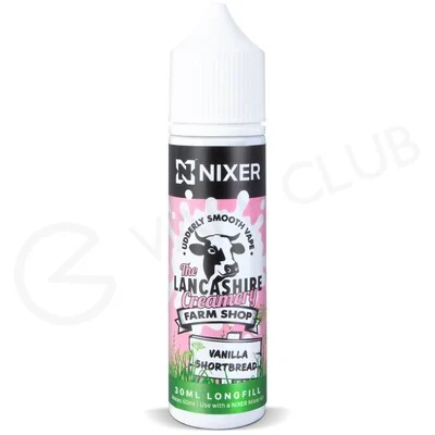 Vanilla Shortbread Longfill Concentrate by Nixer x The Lancashire Creamery