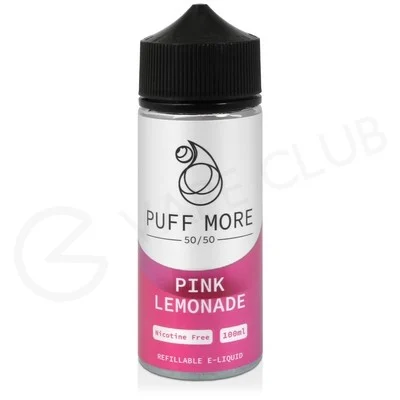 Pink Lemonade Shortfill E-Liquid by Puff More 100ml