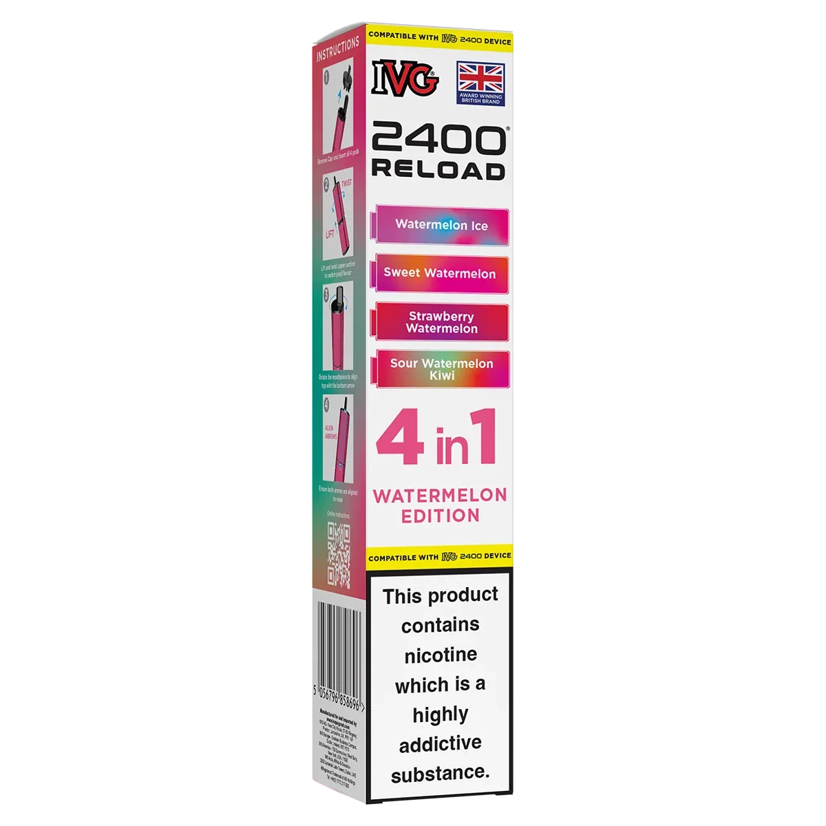 Watermelon Edition IVG 2400 Refill Pods