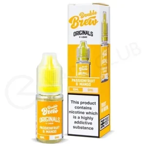 Passionfruit & Mango Nic Salt E-Liquid by Double Brew Originals