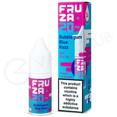 Bubblegum Blue Razz Nic Salt E-Liquid by Fruza