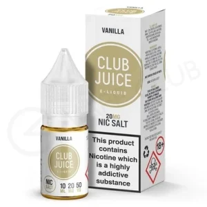 Vanilla Nic Salt E-Liquid by Club Juice