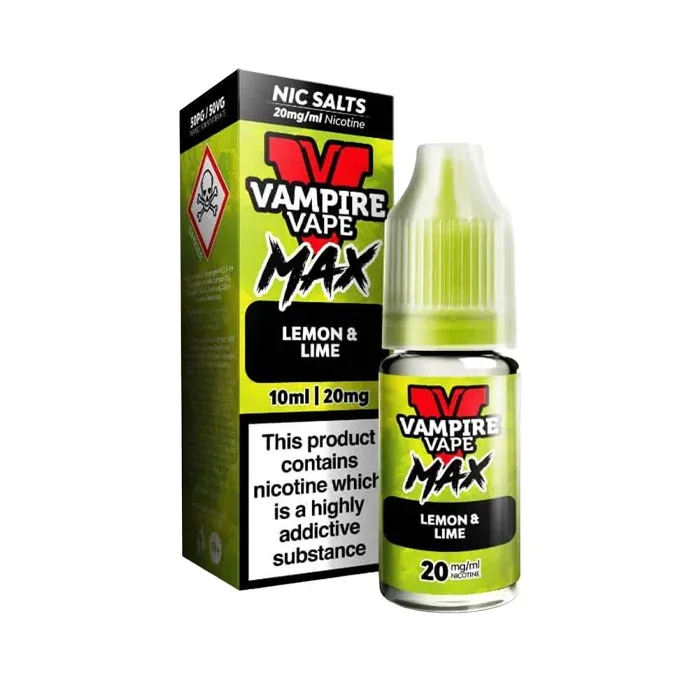 Lemon & Lime Nic Salt E-Liquid by Vampire Vape Max