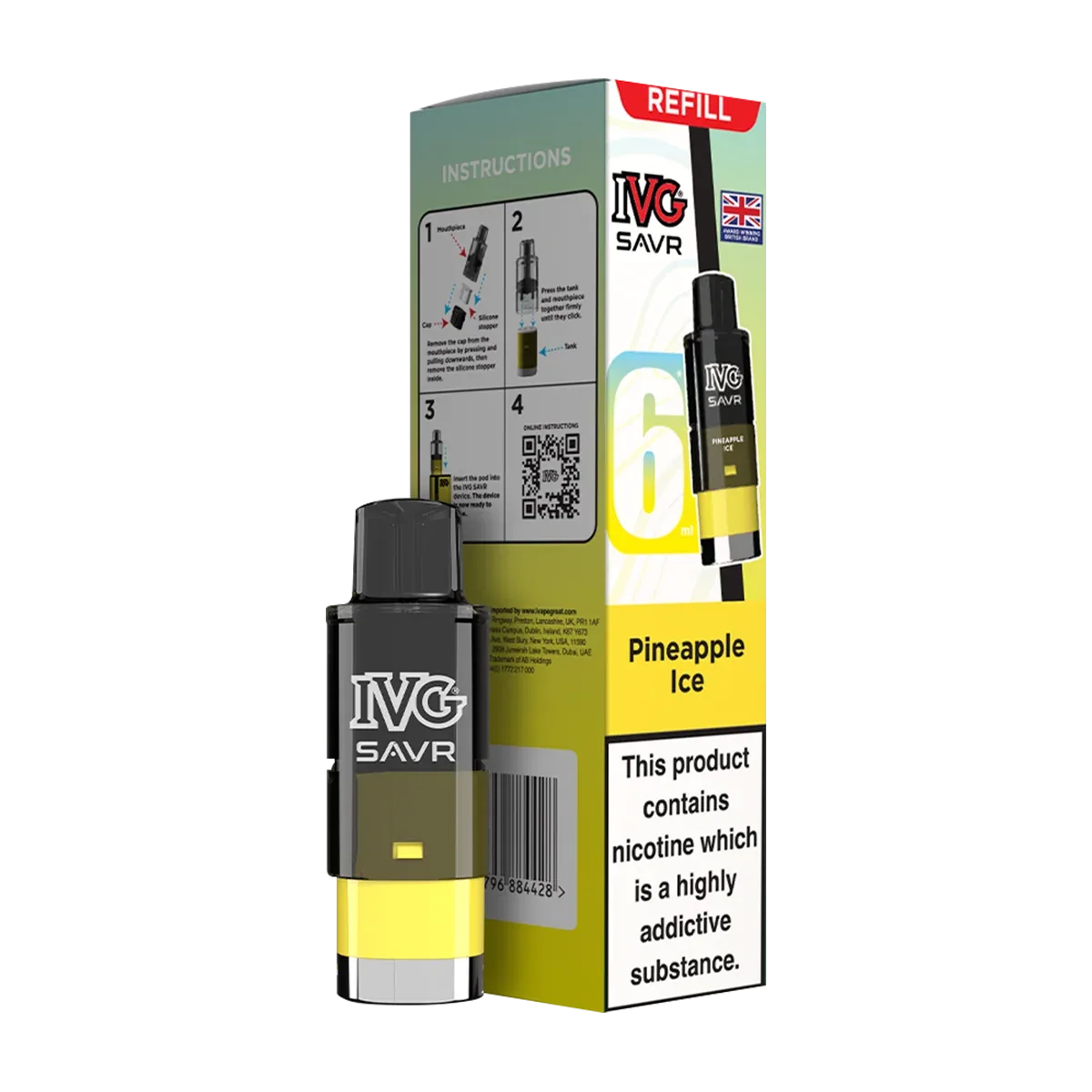 Pineapple Ice IVG SAVR Refill Pack