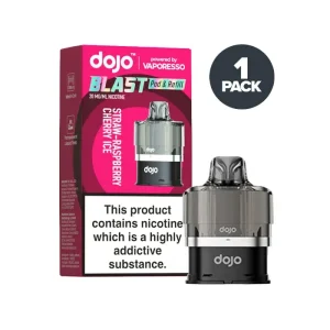 Strawberry Raspberry Cherry Ice Dojo Blast 6000 Pre-filled Pods by Vaporesso