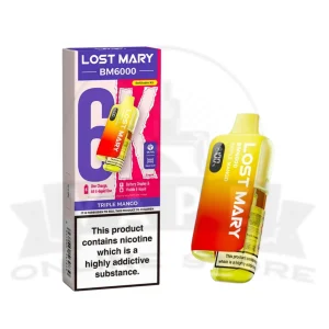 Triple Mango Lost Mary BM6000 Prefilled Pod Vape Kit
