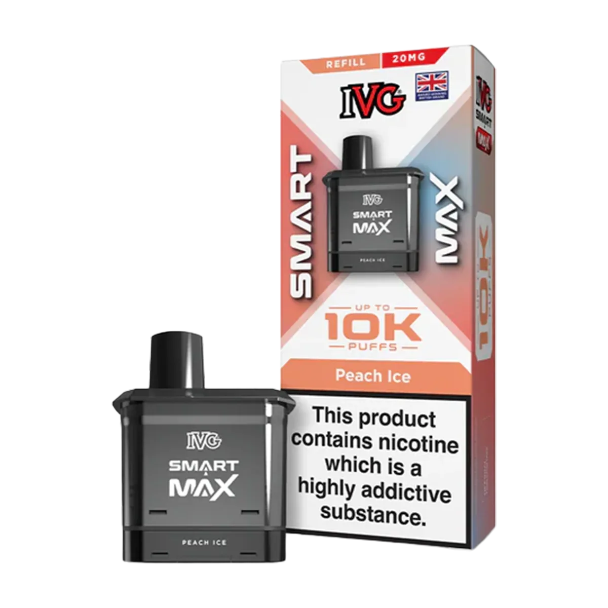 Peach Ice IVG Smart Max Refill Pack