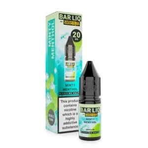 Zeus Juice Bar LIQ Salts Minty Menthol 10ml Nic Salt