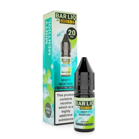 Zeus Juice Bar LIQ Salts Minty Menthol 10ml Nic Salt