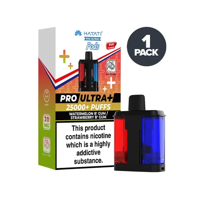 Watermelon B'Gum / Strawberry B'Gum Hayati Pro Ultra Plus Refill Pack
