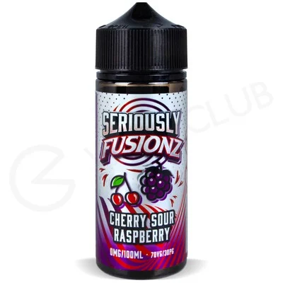 Cherry Sour Raspberry Shortfill E-Liquid by Seriously Fusionz 100ml